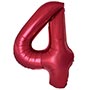 1207-6372 Ф ЦИФРА 4  40" SLIM Red