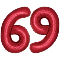 1207-6374 Ф ЦИФРА 6/9  40" SLIM Red