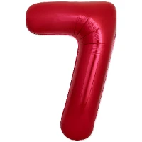 1207-6375 Ф ЦИФРА 7  40" SLIM Red