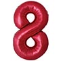 1207-6376 Ф ЦИФРА 8  40" SLIM Red