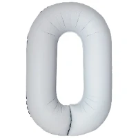 1207-6386 Ф ЦИФРА 0  40" SLIM Matte White