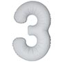 1207-6389 Ф ЦИФРА 3  40" SLIM Matte White
