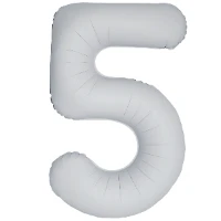 1207-6391 Ф ЦИФРА 5  40" SLIM Matte White