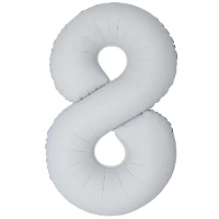 1207-6394 Ф ЦИФРА 8  40" SLIM Matte White