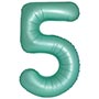 1207-6400 Ф ЦИФРА 5  40" SLIM Satin Turquoise