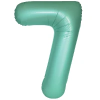 1207-6402 Ф ЦИФРА 7  40" SLIM Satin Turquoise
