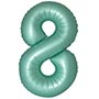 1207-6403 Ф ЦИФРА 8  40" SLIM Satin Turquoise