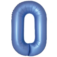 1207-6413 Ф ЦИФРА 0  40" SLIM Satin Blue Reflex