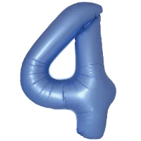 1207-6417 Ф ЦИФРА 4  40" SLIM Satin Blue Reflex