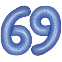1207-6419 Ф ЦИФРА 6/9  40" SLIM Satin Blue Reflex