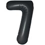 1207-6429 Ф ЦИФРА 7  40" SLIM Satin Black