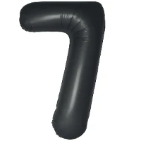 1207-6429 Ф ЦИФРА 7  40" SLIM Satin Black