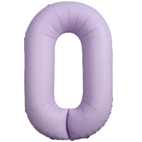 1207-6437 Ф ЦИФРА 0  40" SLIM Matte Lavanda