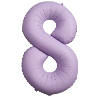 1207-6445 Ф ЦИФРА 8  40" SLIM Matte Lavanda