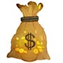 1207-6465 К ФИГУРА Мешок денежный Доллар