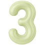 1207-6570 Р ЦИФРА 3  40" Пыльный лайм