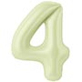 1207-6571 Р ЦИФРА 4  40" Пыльный лайм
