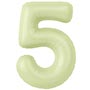 1207-6572 Р ЦИФРА 5  40" Пыльный лайм