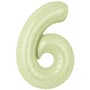 1207-6573 Р ЦИФРА 6  40" Пыльный лайм