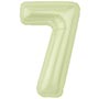 1207-6574 Р ЦИФРА 7  40" Пыльный лайм