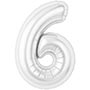 1207-6593 Р ЦИФРА 6  40" Белый блеск