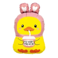 1207-6732 Р ФИГУРА ВСЁ БУДЕТ УТИ ПУТИ Уточка