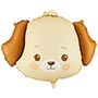 1207-6832 ПД ФИГУРА Собака голова Cream