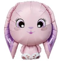 1207-6861 Р ФИГУРА Зайка розовая