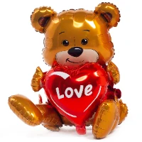 1208-0650 К ФИГУРА AIR LOVE Мишка с сердцем