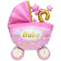 1208-0932 К ФИГУРА AIR Коляска детская розовая 3D