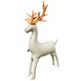 1208-0938 К ФИГУРА AIR 3D Олень крем золотые рога
