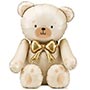 1208-1040 ПД ФИГУРА AIR Мишка сидячий с бант Cream