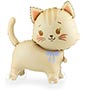 1208-1052 ПД ФИГУРА AIR Кот на колесиках