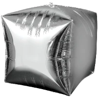 1209-0034 А 3D КУБ 15" Б/РИС Металлик Silver