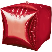 1209-0036 А 3D КУБ 15" Б/РИС Металлик Red