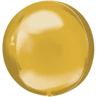 1209-0041 А 3D СФЕРА Б/РИС 16" Металлик Gold