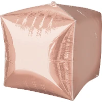 1209-0193 А 3D КУБ 15" Б/РИС Металлик Rose Gold
