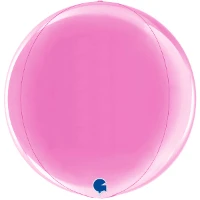 1209-0274 Г 3D СФЕРА Б/РИС 15" Металлик Fuxia