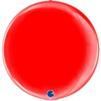 1209-0277 Г 3D СФЕРА Б/РИС 15" Металлик Red