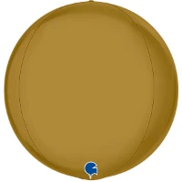 1209-0283 Г 3D СФЕРА Б/РИС 15" Сатин Gold