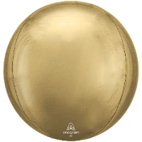 1209-0316 А 3D СФЕРА Б/РИС 16" Металлик White Gold