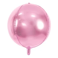 1209-0412 ПД 3D СФЕРА Б/РИС 16"Металлик Light Pink
