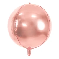 1209-0413 ПД 3D СФЕРА Б/РИС 16" Металлик Rose Gold