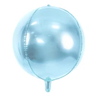 1209-0416 ПД 3D СФЕРА Б/РИС 16" Металлик Sky Blue
