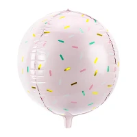 1209-0418 ПД 3D СФЕРА 16" Конфетти Light Pink