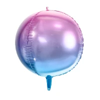 1209-0420 ПД 3D СФЕРА Б/РИС 16" Омбре Violet Blue