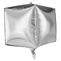 1209-0435 Р 3D КУБ 26" Б/РИС Металлик Silver