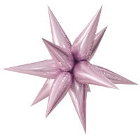 1209-0439 К 3D ЗВЕЗДА 25" Составная Light Pink