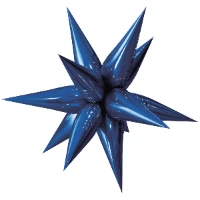 1209-0444 К 3D ЗВЕЗДА 25" Составная Blue