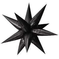 1209-0446 К 3D ЗВЕЗДА 25" Составная Black